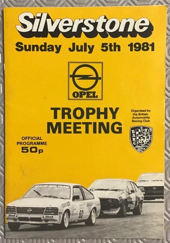Silverstone jul 1981 opel - 1981,