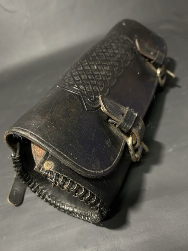 Vintage leather motorcycle - leather,