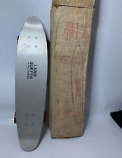 RARE BANZAI /land cruiser COMPLETE SKATEBOARD aluminium sliver boxed vintage