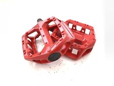 Red Retro Classic Original VP-550 BMX Mountain Bike Platform Flat Pedals 9/16”