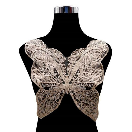 Butterfly collar embroidery - collar,