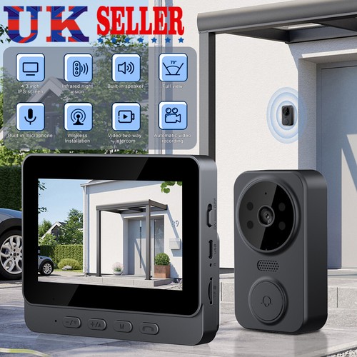 Monitor wireless doorbell - 4.3",
