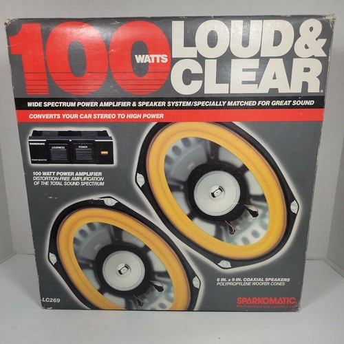 Sparkomatic 100 watt amplifier - sparkomatic,