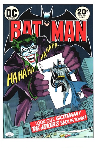 Neal adams signed 11x17 batman - adams,