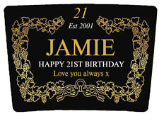 PERSONALISED HENNESSY BLACK BOTTLE LABEL - PARTY / BIRTHDAY / WEDDING OCCASION