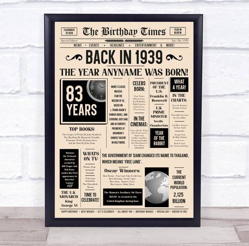1939 newspaper any age - 1939,