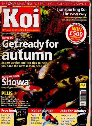 Koi magazine october 2004 - koi,