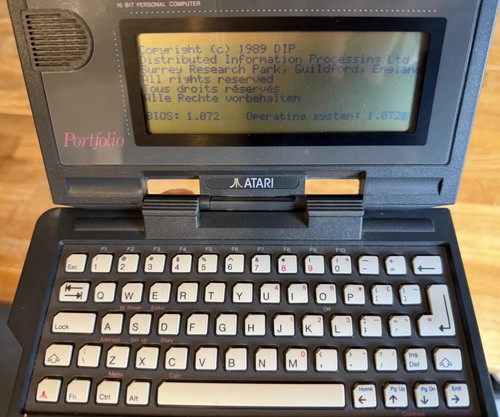 Atari portfolio hpc - hpc-004, palm