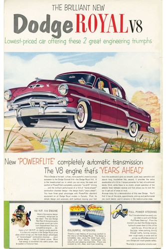 Dodge royal v8 - dodge, (1950s)