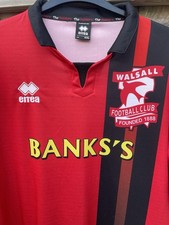 Walsall 1998-99 Home Shirt Banks Errea Vintage Size 4XL Excellent Condition