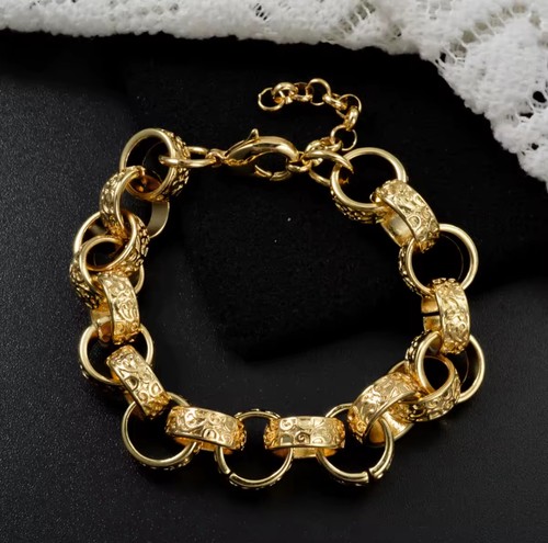 Large heavy gold - 9”,