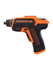 Black & Decker CS36BSC 3.6V Roto-Bit Cordless Screwdriver 180 RPM, LED + 8-Bits