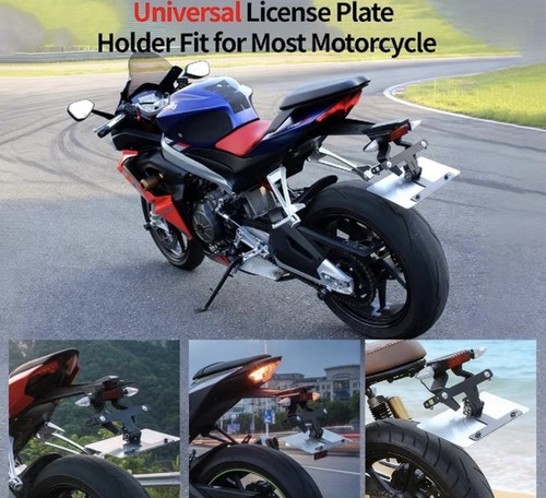 Adjustable motorcycle license - motorcycle,