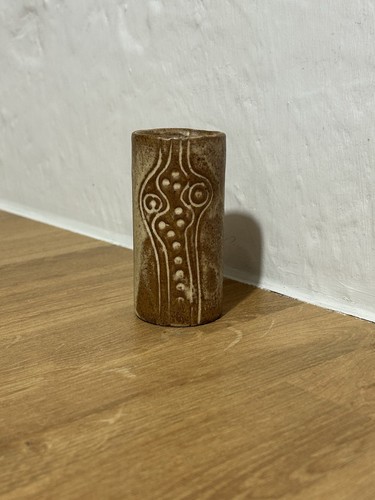Vtg studio pottery cylindrical - vtg,