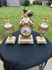 Antique French Clock Set