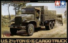 TAMIYA 32548 US 2.5 Ton 6x6 Cargo Truck Military Model Kit 1:48
