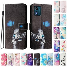 Flip Phone Case For Motorola Moto G04 G24 G34 Edge 50 Ultra Stand Wallet Cover