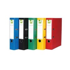 Q-Connect A4 Paperbacked Lever Arch File - Colour Choice