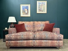Parker Knoll Hoxton 2 Seater Sofa In Coleton Rust Fabric.