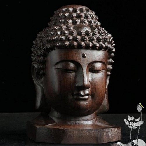 Wood buddha statue india - buddha,
