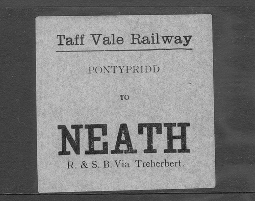 Taff vale railway - taff,