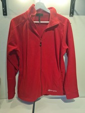 SPRAYWAY SIZE 14 RED FLEECE Zipped JACKET Coat  WOMENS