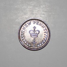 1979 New Half Penny decimal 1/2p Coin Queen Elizabeth II Arnold Machin profile