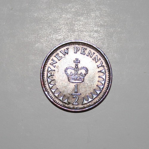 1979 new half penny - new, decimal