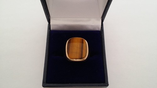 Mens vintage 9ct yellow gold - mens,