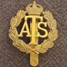 ATS WW2 Auxiliary Territorial Service Cap Badge 1938 - 1948 Gaylor Plate 42