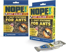 NOPE Ant Killer Bait Station Trap - Indoor & Outdoor use Ant Control  6-12 Pack