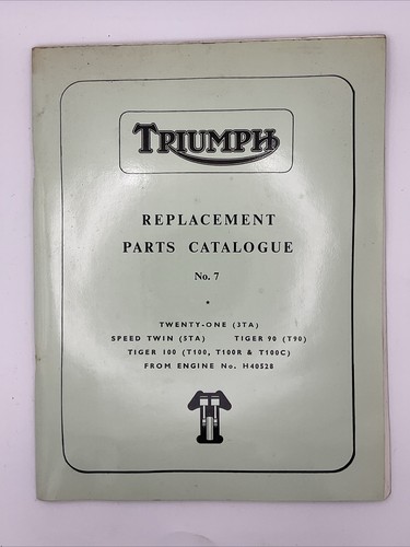 Genuine triumph catalogue - triumph, no7