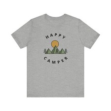 Unisex Minimalist Happy Camper