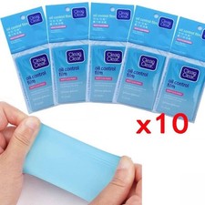 (Pack of 10) Clean and Clear Oil Control Film Blotting Paper  total 600 sheets