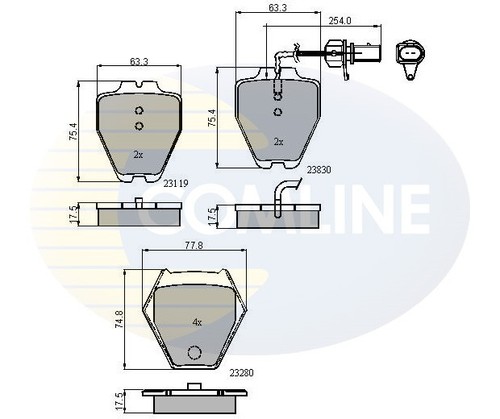 Front comline cbp11771 - cbp11771, brake