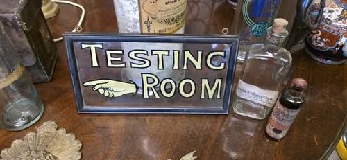 Reverse painted 1910 framed - painted,