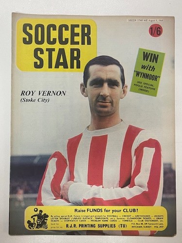 1968 soccer star magazine - 1968,
