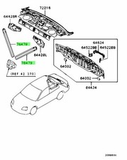 Plate, RR Seat For: Mitsubishi