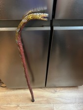 HAND MADE WOODEN SNAKE WALKING