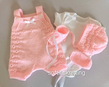 Hand knitted clothes newborn