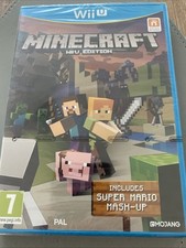 Minecraft - Nintendo Wii U - Incudes Super Mario Mash Up - New And Sealed -
