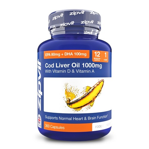 Cod liver oil - liver, 1000mg