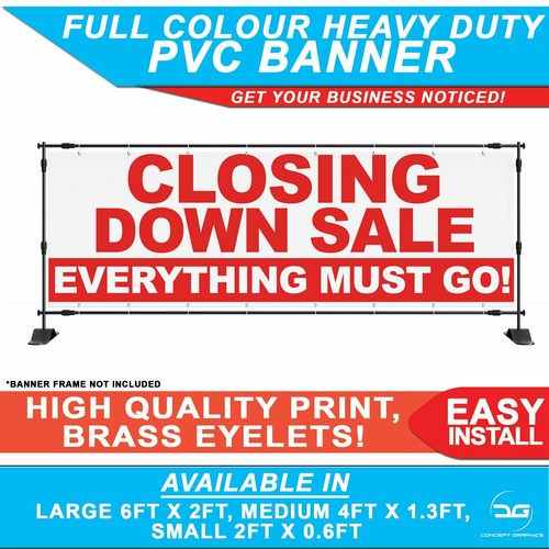Closing down sale everything - closing,