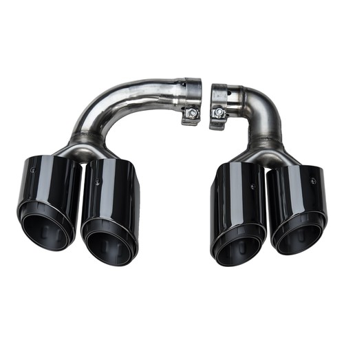 Black exhaust tips muffler - exhaust, for