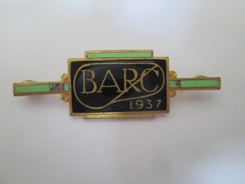 Brooklands guest badge 1937