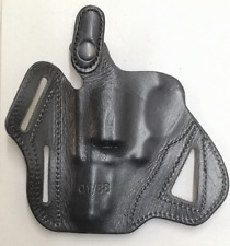 Ruger Speed Six S/6 Black Leather Pancake Belt Holster Right Hand