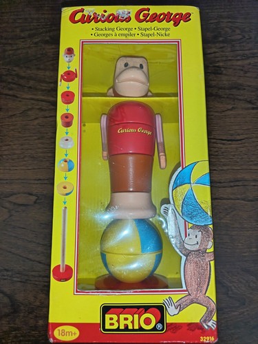 Brio curious george stacking - brio,