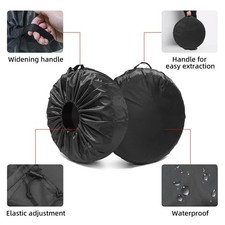 1/2/4PCS Car Spare Tire Cover