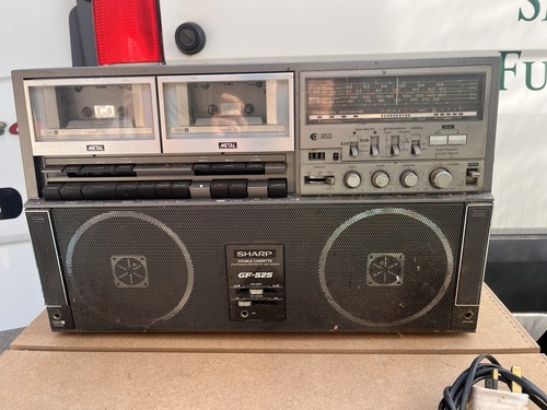 Sharp 525e stereo radio - gf-525e,