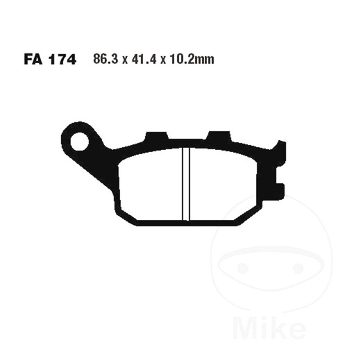Ebc brake pads sintered - brake,